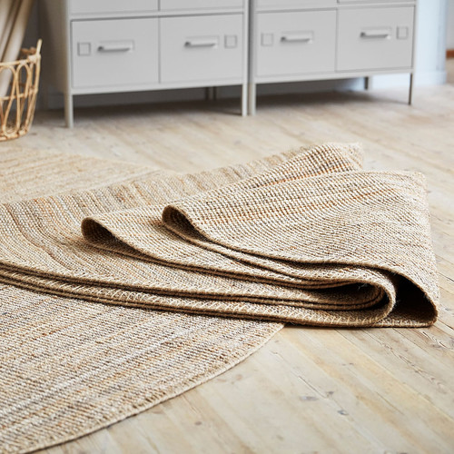 LOHALS Rug, flatwoven, natural, 230 cm