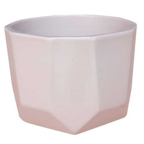 GoodHome Plant Pot 9cm, indoor, pink