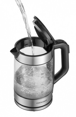Concept Electric Glass Kettle with Temperature Adjustment  1.7l RK406