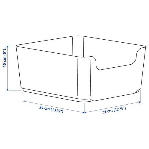 PLUGGIS Waste sorting bin, white, 8 l