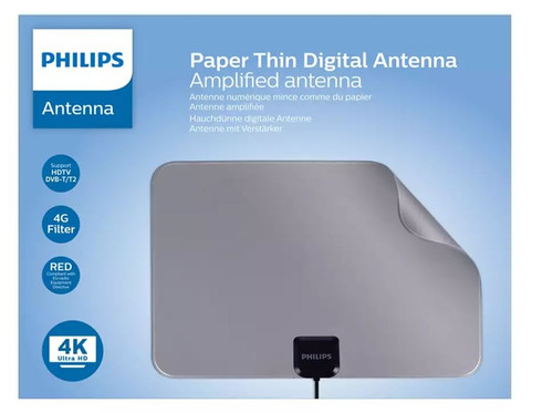 Philips Paper Thin Indoor Antena 2m 3G/4G