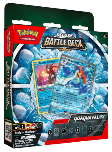 Pokemon Deluxe Battle Deck Quaquaval EX 6+