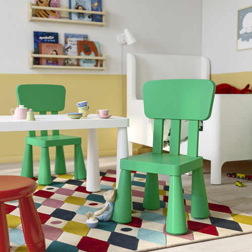 MAMMUT Children's chair, in/outdoor/bright green