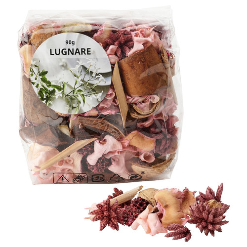 LUGNARE Scented potpourri, Jasmine/pink, 90 g