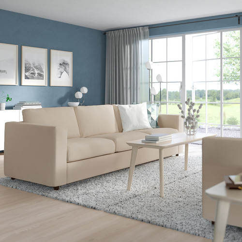 VIMLE 3-seat sofa, Hallarp beige