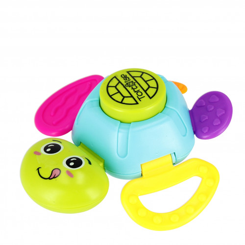 Bam Bam Rattle Turtle, assorted colours, 4m+