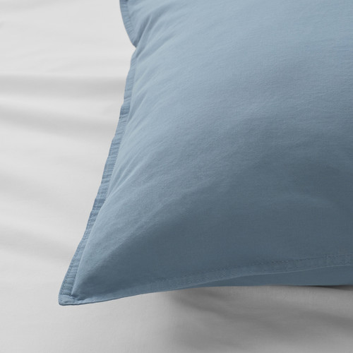 ÄNGSLILJA Pillowcase, blue-grey, 50x60 cm