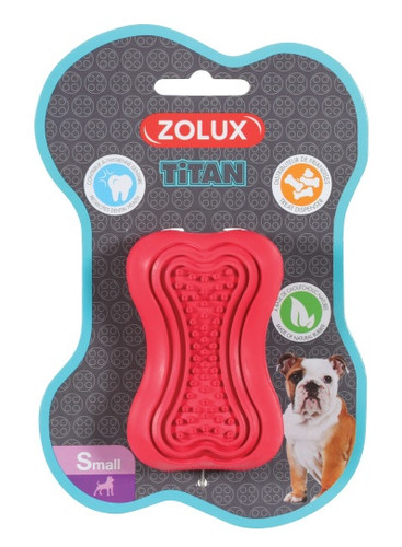 Zolux Rubber Dog Toy Titan S, red