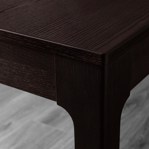 EKEDALEN Bar table, dark brown, 120x80 cm