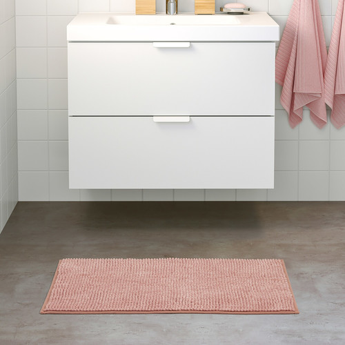 TOFTBO Bath mat, light pink, 50x80 cm