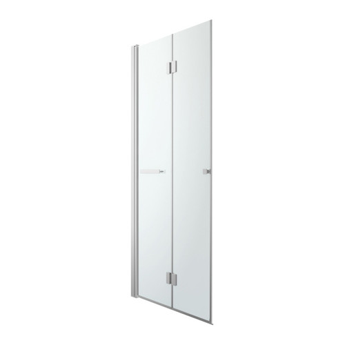 GoodHome Folding Shower Door Beloya 90 cm, chrome/transparent