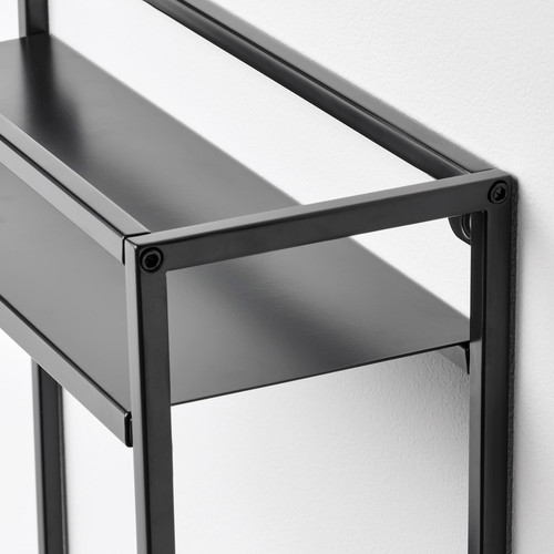 LINDÅSEN Display shelf, anthracite, 40x60 cm