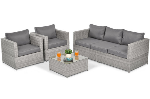 Outdoor Furniture Set MALAGA SET MAX, grey