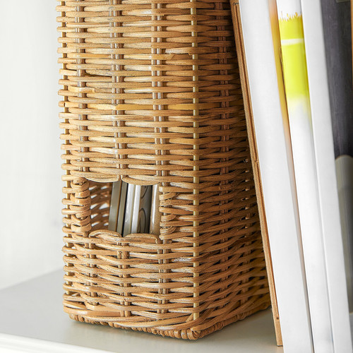 TRUMMIS Magazine file, handmade rattan