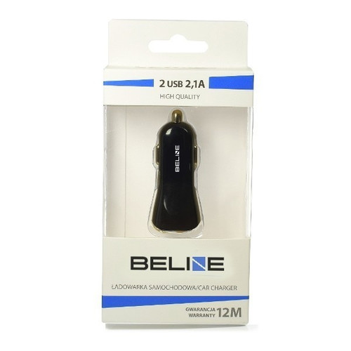 Beline Car Charger 1xUSB 1A, black