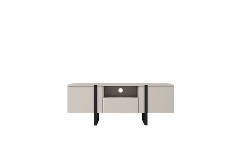 TV Cabinet Verica 150 cm, cashmere/black legs