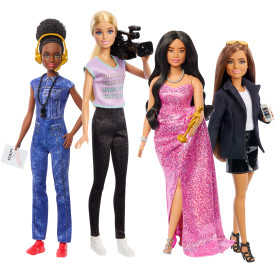 Barbie Careers Women in Film Set Of 4 HRG54 3+