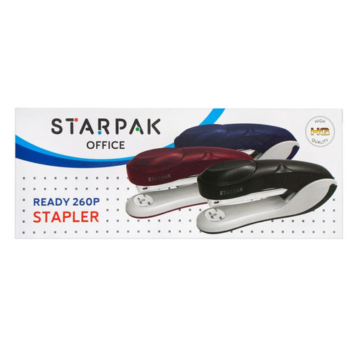 Stapler Ready, 16 Sheets, 24/6, 26/6, dark red