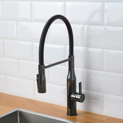 TOLLSJÖN Kitchen tap, black