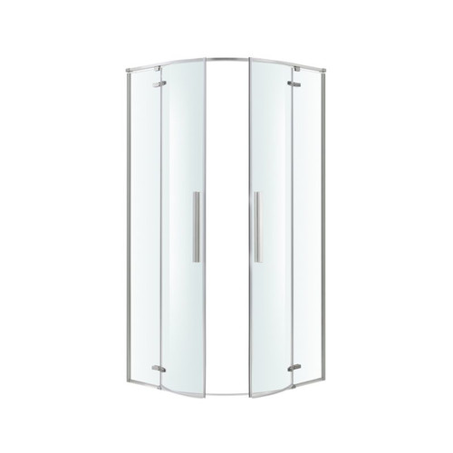 GoodHome Shower Enclosure Cabin Ezili 90 cm, chrome/transparent