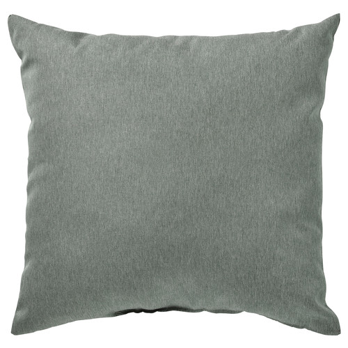 KÄRLEKSGRÄS Cushion, green, 40x40 cm
