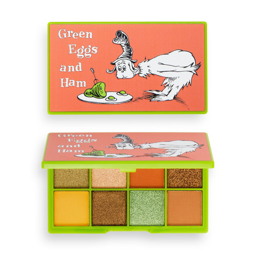 I Heart Revolution x Dr. Seuss Green Eggs and Ham Eyeshadow Palette Vegan