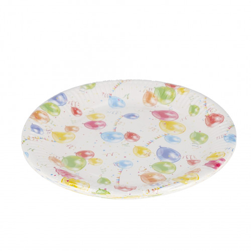 Paper Party Plate 227 8pcs, assorted patterns