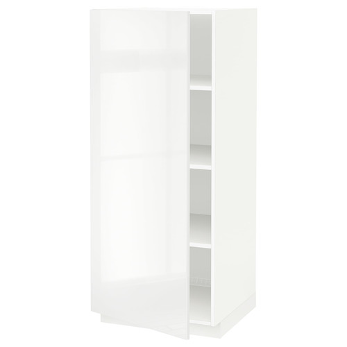 METOD High cabinet with shelves, white/Ringhult white, 60x60x140 cm