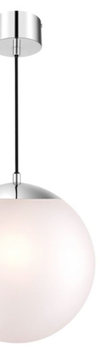 GoodHome Pendant Lamp Dacite E27, chrome