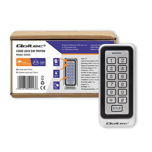 Qoltec Code Lock with RFID Reader Triton