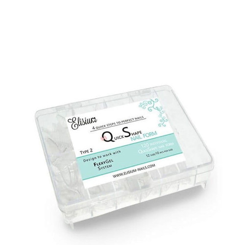 ELISIUM Quick Shape Nail Form Acrylogel Form Type 2 1pc - 120pcs