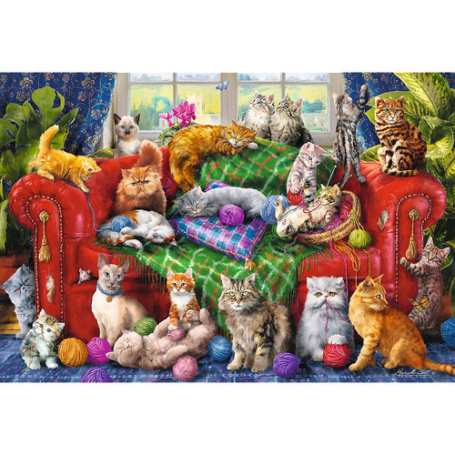 Trefl Jigsaw Puzzle Cats on the Sofa 1500pcs 12+