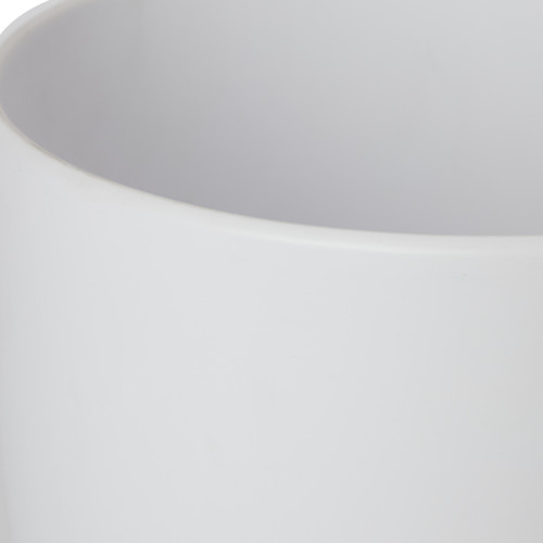 Ceramic Plant Pot GoodHome 24 cm, white