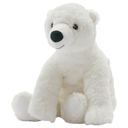 SNUTTIG Soft toy, white polar bear, 29 cm