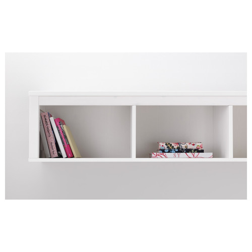 HEMNES Wall/bridging shelf, white stain, 148x37 cm