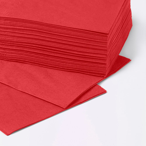 FANTASTISK Paper napkin, red, 24x24 cm