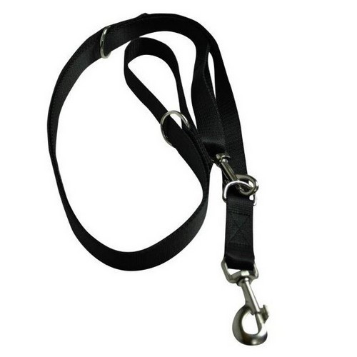 CHABA Adjustable Dog Leash 10mm x 130/260cm, black