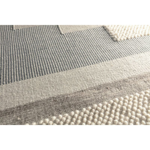 GoodHome Rug Bi Fabric 80 x 150 cm, blue/grey