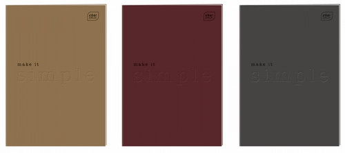 School Notebook A4 60 Pages 10pcs, squared, assorted