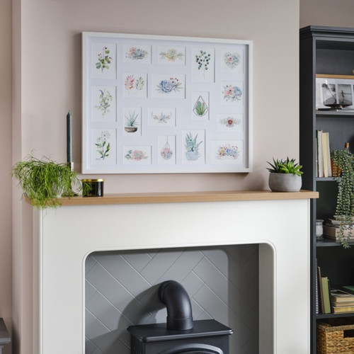 GoodHome Collage Frame Islande 65.6 x 85.6 cm 18, white