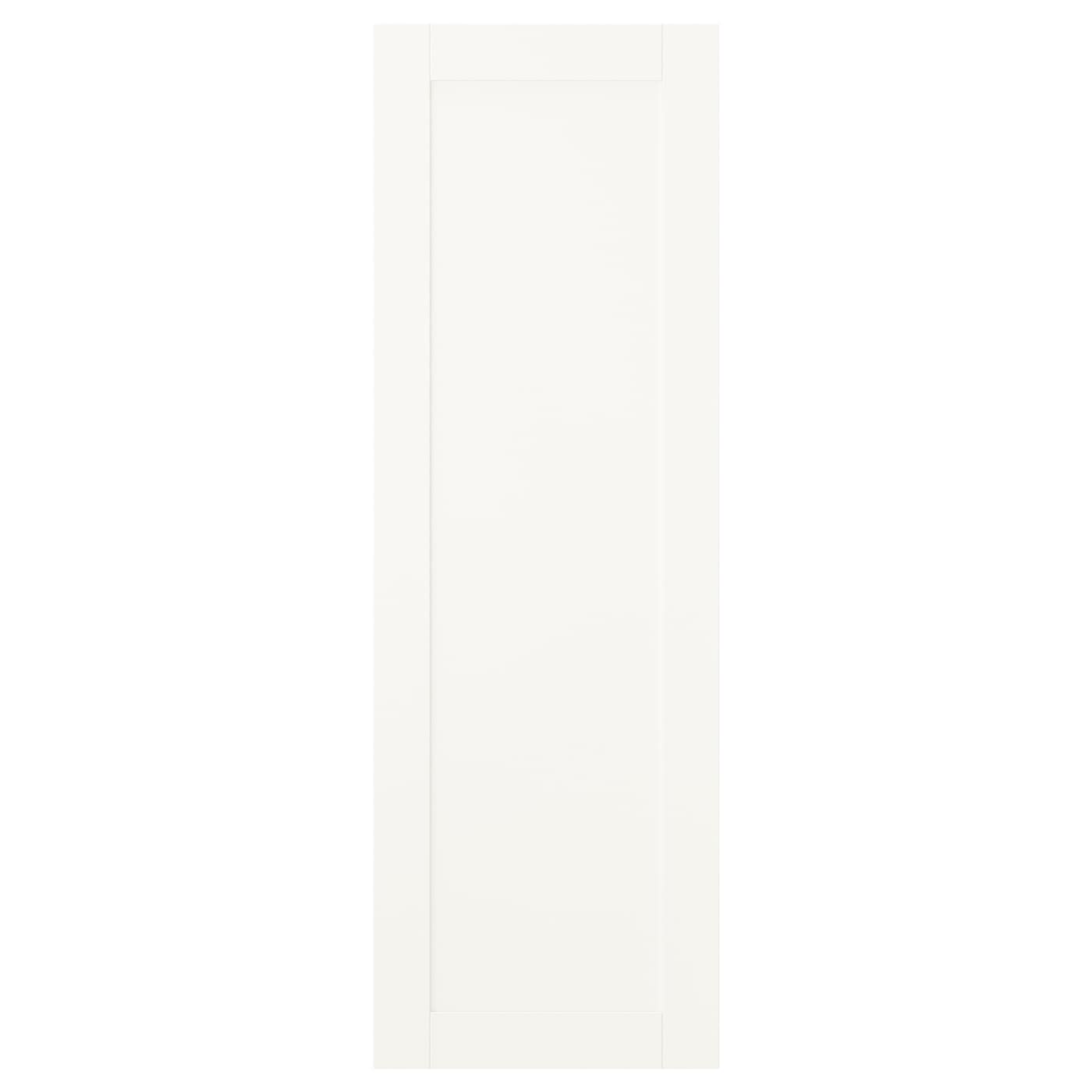 SKATVAL Door with hinges - light beige 40x40 cm