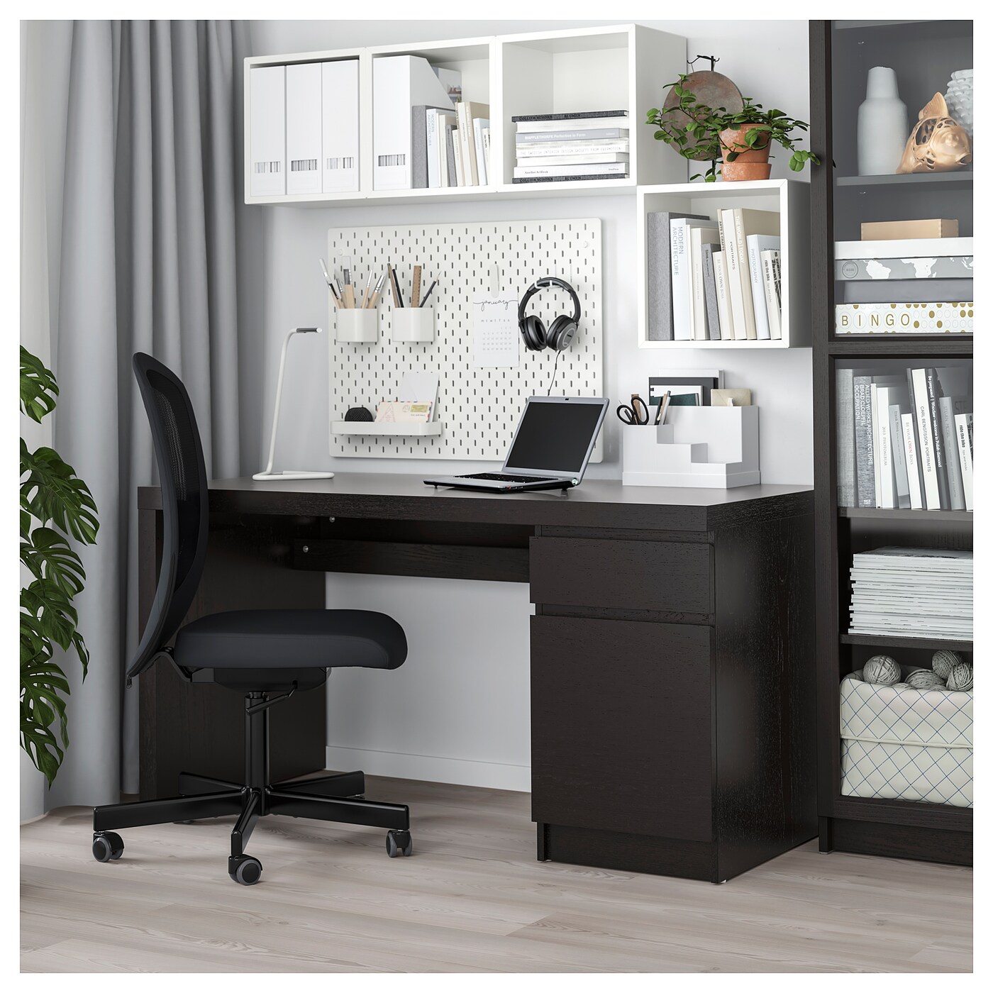 Malm desk deals with drawers